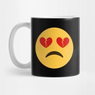 Heart Broke Smiley Mug